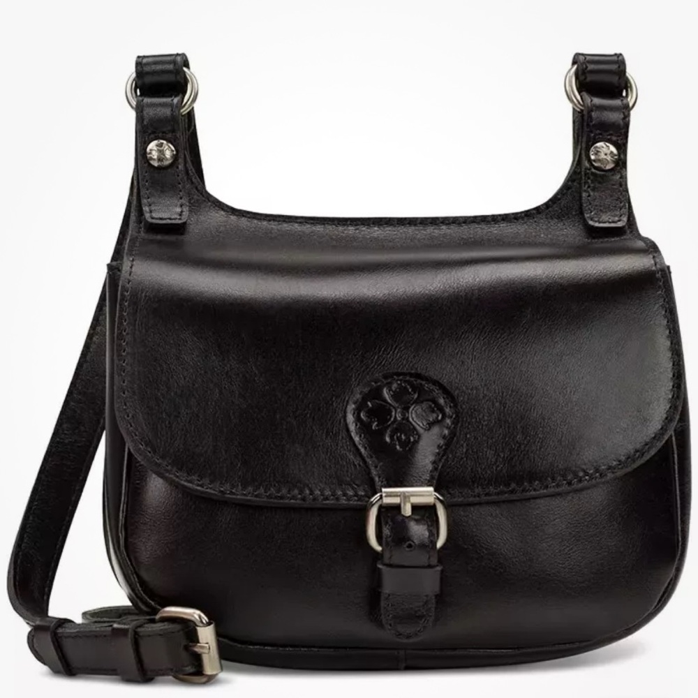 Patricia Nash LINNY Leather bag in BLACK.
Brand new w/dust bag 
Never used. NWT